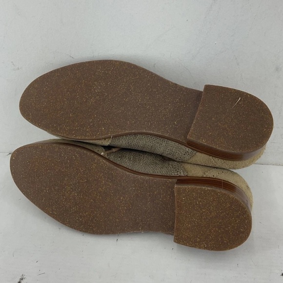 Sebago Women's Tan Suede Flats Oxford style brand new condition - Picture 2 of 3